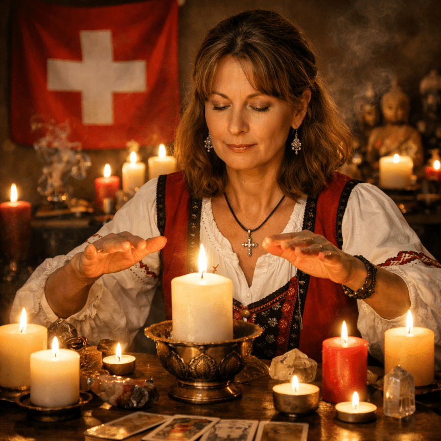 Liebeszauber Ex zurück selber machen – funktioniert das wirklich? Anna, Medium mit 25 Jahren Erfahrung in der Schweiz, zeigt dir Rituale, Erfahrungen, Wirkung, Dauer und Kosten ehrlich erklärt.